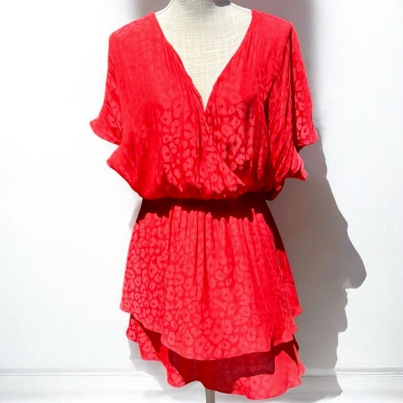 🌻 Show Me Your Mumu Sandrine Ruffle Dress Size Large - Picture 4 of 11